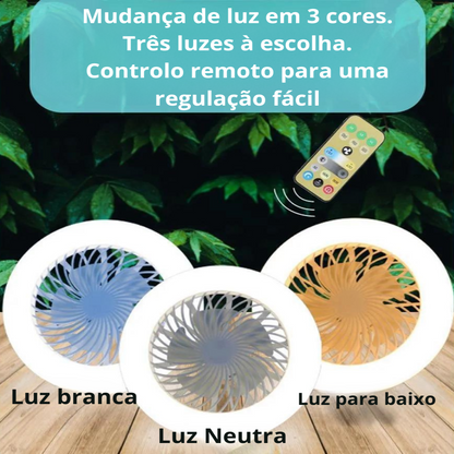 Ventoinha com lâmpada de teto - SwiftSpin™