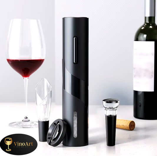 Kit Abridor de Vinho Elétrico  - VinoArt