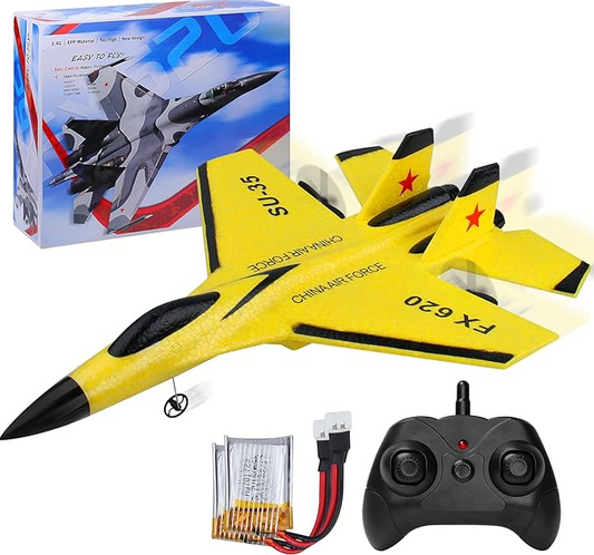 Avião de Controle Remoto Resistente a Choques - F18