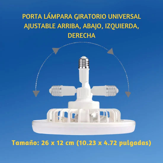 Ventoinha com lâmpada de teto - SwiftSpin™