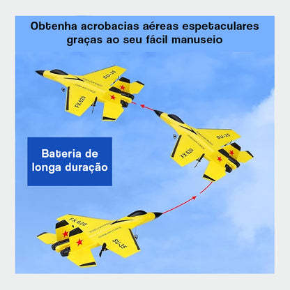 Avião de Controle Remoto Resistente a Choques - F18